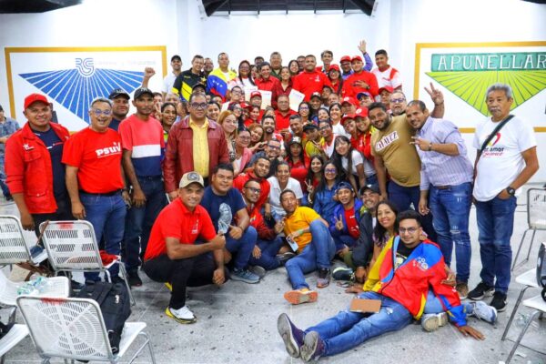 Candidato Donald Donaire fortalece el compromiso político la Juventud y el Partido Socialista Unido de Venezuela