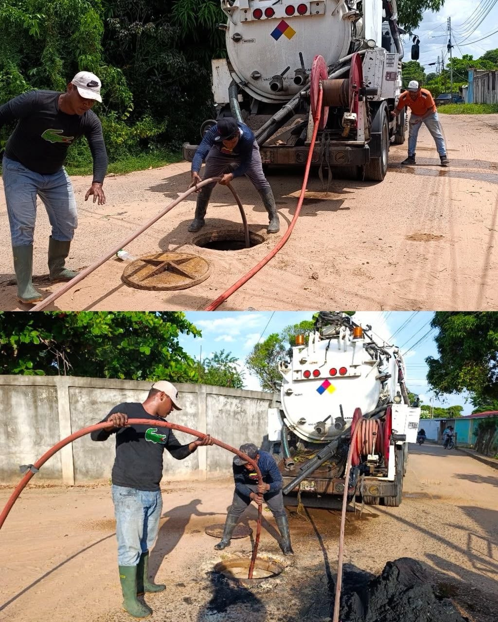 Plan 10Mil consolida labores de saneamiento y limpieza de colectores en el municipio Camaguán